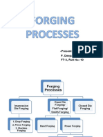 Various Forging Processes