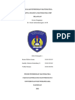 Dosen Pengampu: Dr. Nonik Indrawatiningsih, M.PD: Makalah Pendidikan Matematika Kapita Selekta Matematika SMP Bilangan