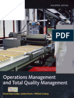 Operations Management and Total Quality Management by Collier, Et Al. 2020