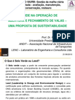 O Selo Verde Na Operação de Abertura e Fechamento de Valas - Uma Proposta de Sustentabilidade