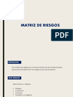 PRESENTACIÓN - Matriz de Riesgos