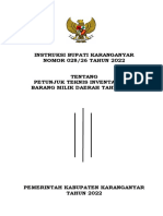 IB No. 028 - 26 Tahun 2022 Tentang Juknis Inventarisasi