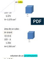 Volumen de Un Cubo