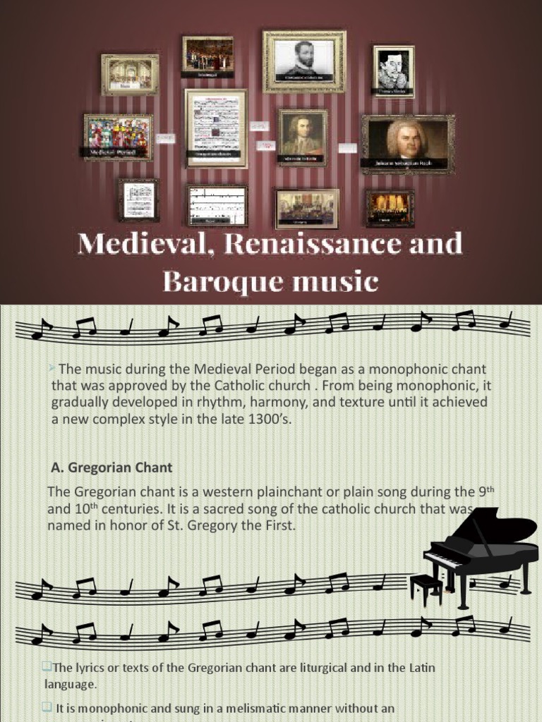 Music of The Medieval and Renaissance Period (1 1) | PDF | Gregorian ...