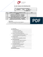 ? (AC-S13) Semana 13 - Tema 1 - Tarea 5 - Estructura Del Trabajo de Investigación