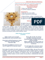 Hora Santa Ecologica Jornada de Oración 2022. Adoración Nocturna