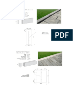 Detalle de Bordillos A Fabricar en Sitio