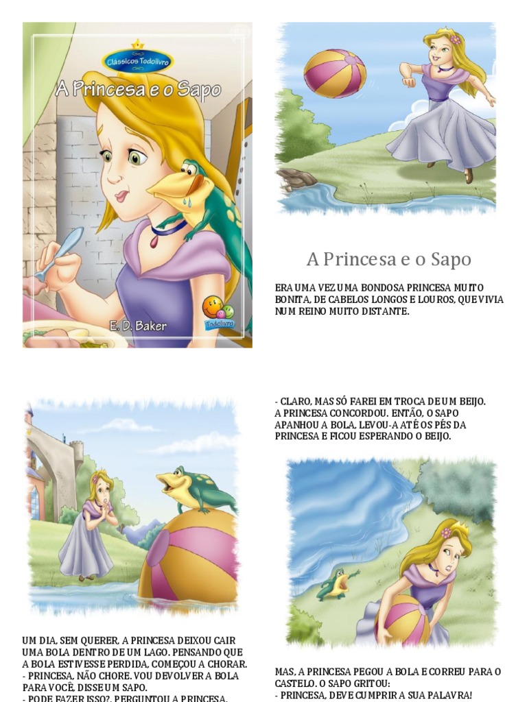 A Princesa e o Sapo: Uma História de Amor | PDF | Clássicos