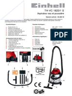 Fiche - Technique - Aspirateur Eau Et Poussiere 20l 1250w Einhell