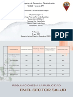 Eq 6 Tema 5 Regulaciones A La Publicidad en El Sector Salud