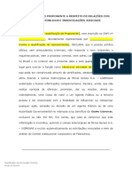MODELO - Declaração Relações Agentes Públicos e Investigações Judiciais