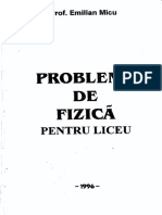 Probleme de Fizica PT Liceu - E. Micu (1996)