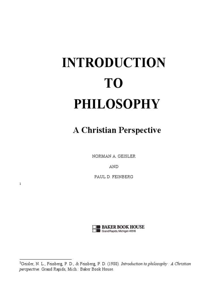 Intro to philosophy pdf