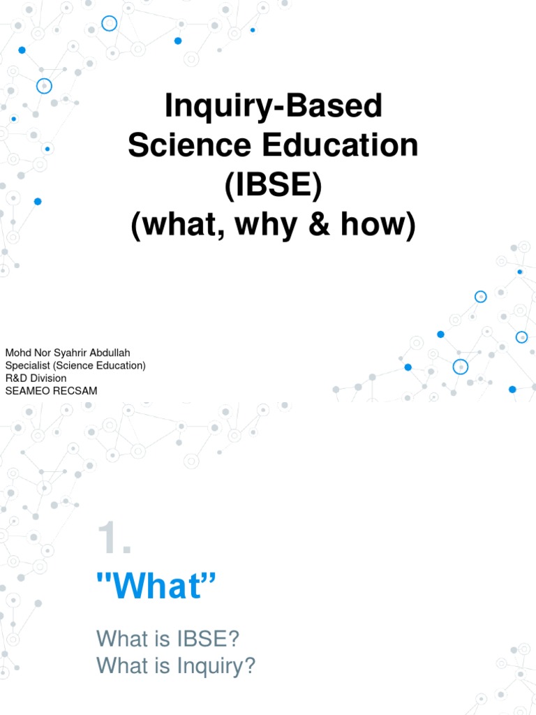 2020 Science DrMohdNorShahrir InquiryBased Science Education