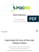 PQCNC 2024 Initiative Care of The Late Preterm Infant