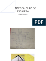 Diseño y Calculo de Escalera