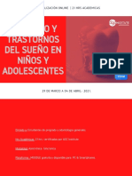 Bruxismo y Trastornos Del Sueño en Niños y Adolescentes