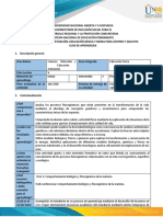 Guía de Aprendizaje - Comportamiento Biológico y Fisicoquímico de La Materia