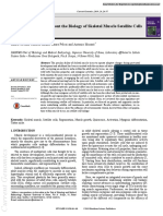 An Overview About The Biology of Skeletal Muscle Satellite Cells