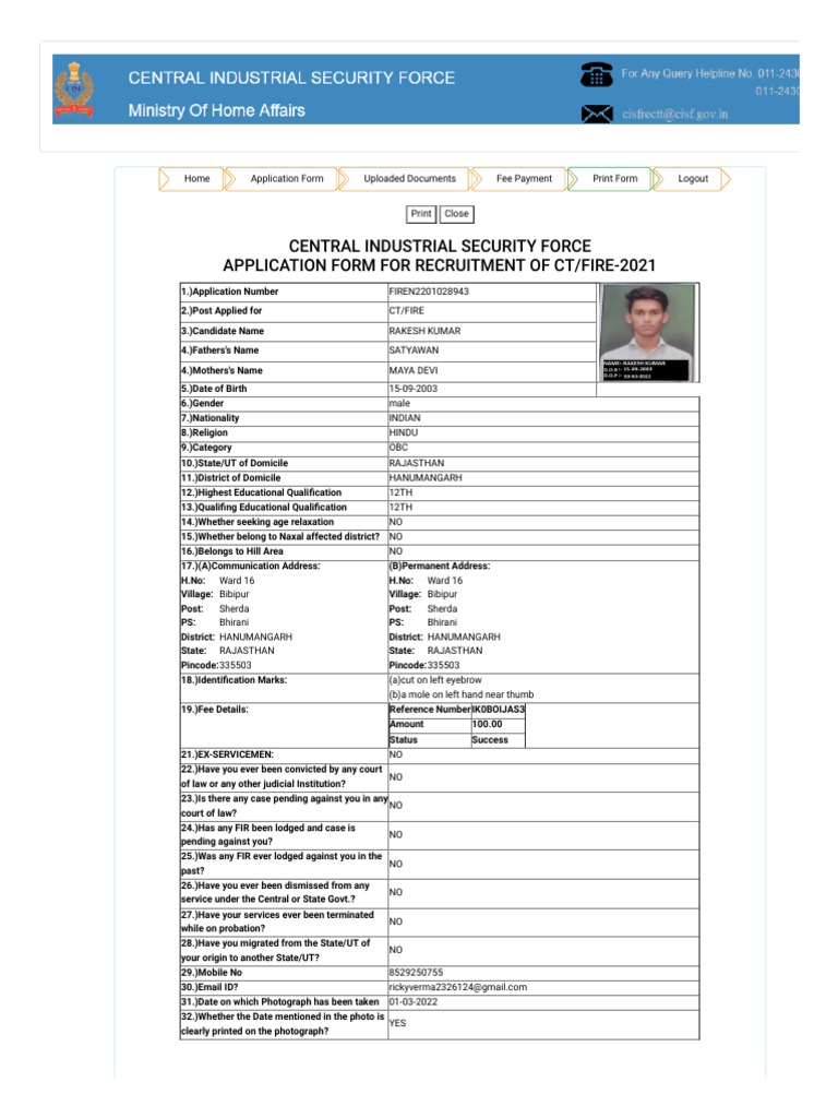 What Is Central Industrial Security Force