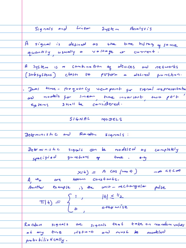 Signals and Linear Systems Analysis1 PDF