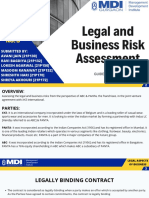 Legal and Business Risk Assessment Group 8 - FINAL