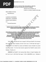 527 Order Resetting First American Motion To Compel OJudge Small