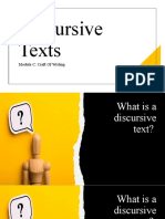 Discursive Texts