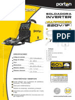 Soldadora Inverter 220 Ps-Met250