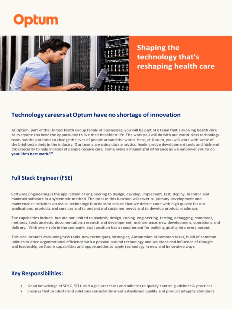 Full Stack Engineer (FSE) | PDF | Automation | Engineering