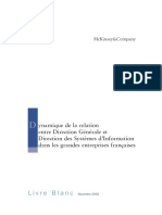 2002 - Dynamique de La Relation Entre Direction Generale Et Direction Des Systemes D Information Web