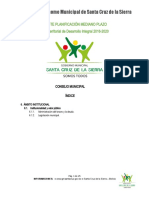 INFORME A Llenar para El Consolidado Como GAMSCS Del PTDI PEI Evaluacion de Medio Termino