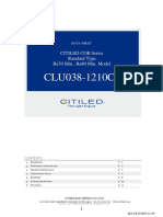 CLU038-1210C4: Citiled Cob Series Standard Type Ra70 Min., Ra80 Min. Model