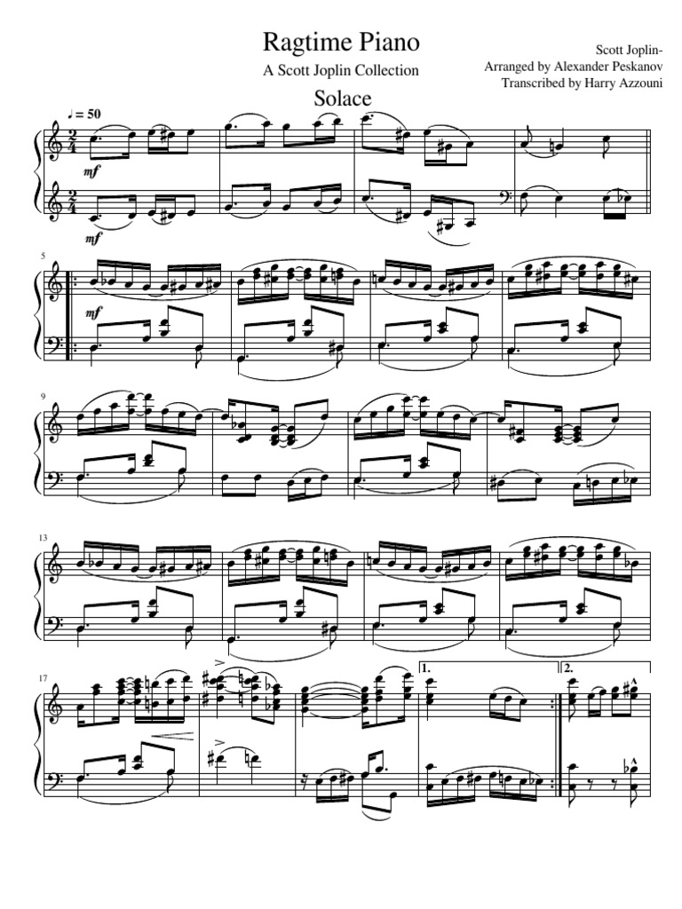 Ragtime Piano | PDF