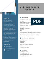 CV Con Foto Trabajo Formal Joven Verde