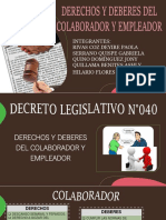 Decreto Legislativo N°040