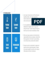 Pest Analysis: Political Factor Economic Factor