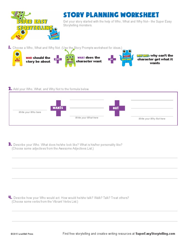 story-planning-worksheet | PDF