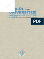 Bingöl Üniversitesi Yaşayan Diller Enstitüsü Dergisi (PDFDrive)