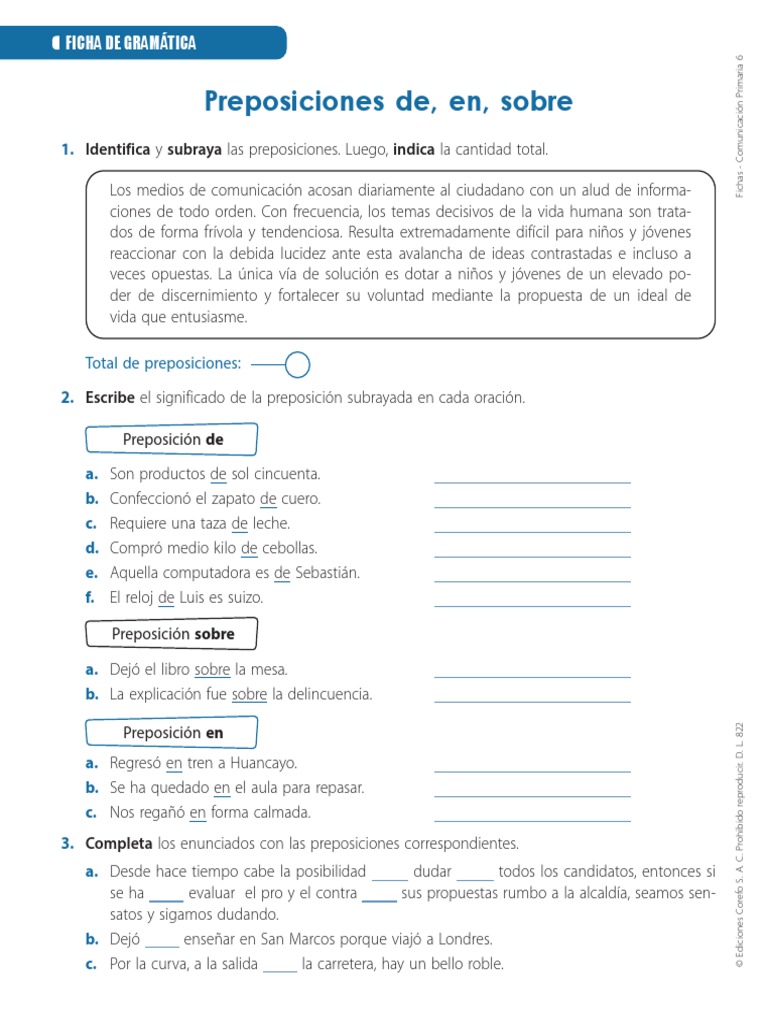 WHEN TO USE SOBRE VS EN visual data 3