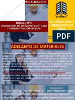 LIQUIDACION DE OBRAS POR CONTRATA Y ADMINISTRACION DIRECTA (Módulo N°6)