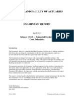 IandF - CS1 - Paper A - 202204 - Examiner Report