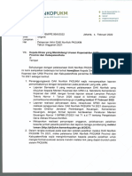 Surat Sekretaris Kementerian - Penyampaian Pelaporan Akhir DAK Nonfisik Tahun 2021
