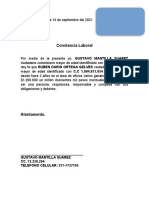 Carta Laboral