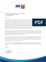 Carta Binevenida Estudiantes