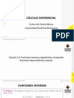 Presentación 6. Funciones Inversas y Logarítmicas