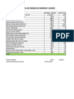 Presupuesto de Parque de Madera 2022