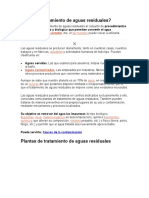 Qué Es El Tratamiento de Aguas Residuales