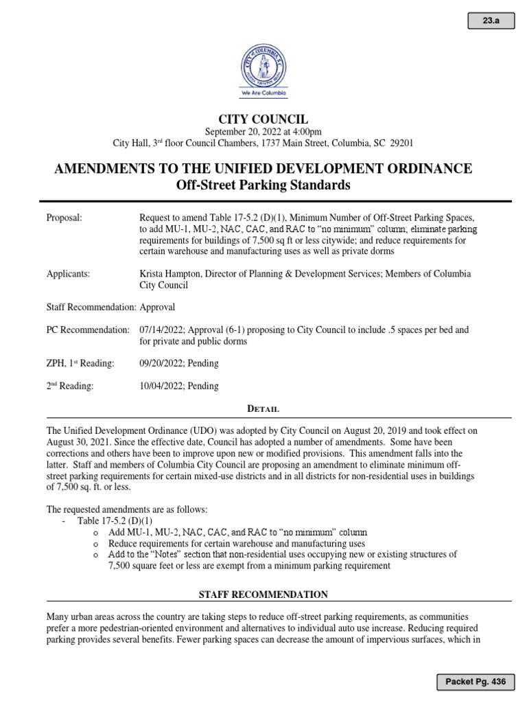 Parking Ordinance | PDF | Parking | Parking Lot