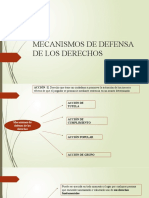 Mecanismos de Defensa de Los Derechos